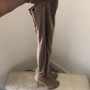 Over the Knee Peep Toe